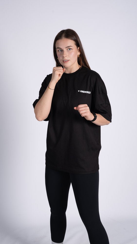 Respect is Earned - Oversized T-Shirt oversized boxing t-shirt by RINGWORK53