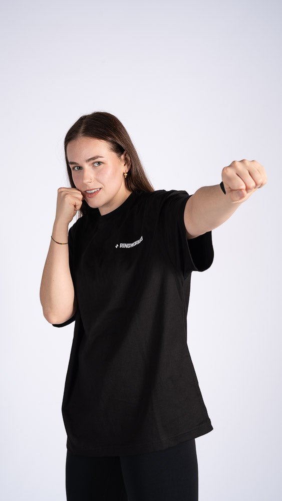 Respect is Earned - Oversized T-Shirt oversized boxing t-shirt by RINGWORK53
